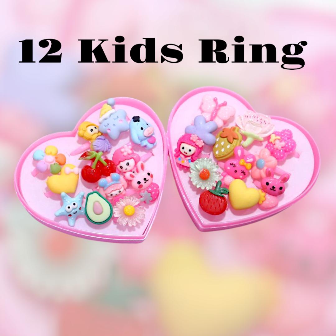 Kids Multicolor Rings 1-10 Years Plastic Daily Wear