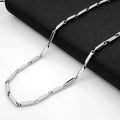 Men's Stainless Steel Chain Locket Silver Daily Wear