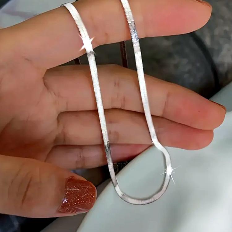 Modern Silver Chain for Women - Stainless Steel, Lightweight, Stylish