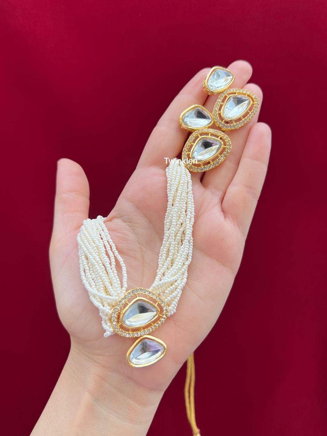 Gold Plated Kundan Choker Set for Women