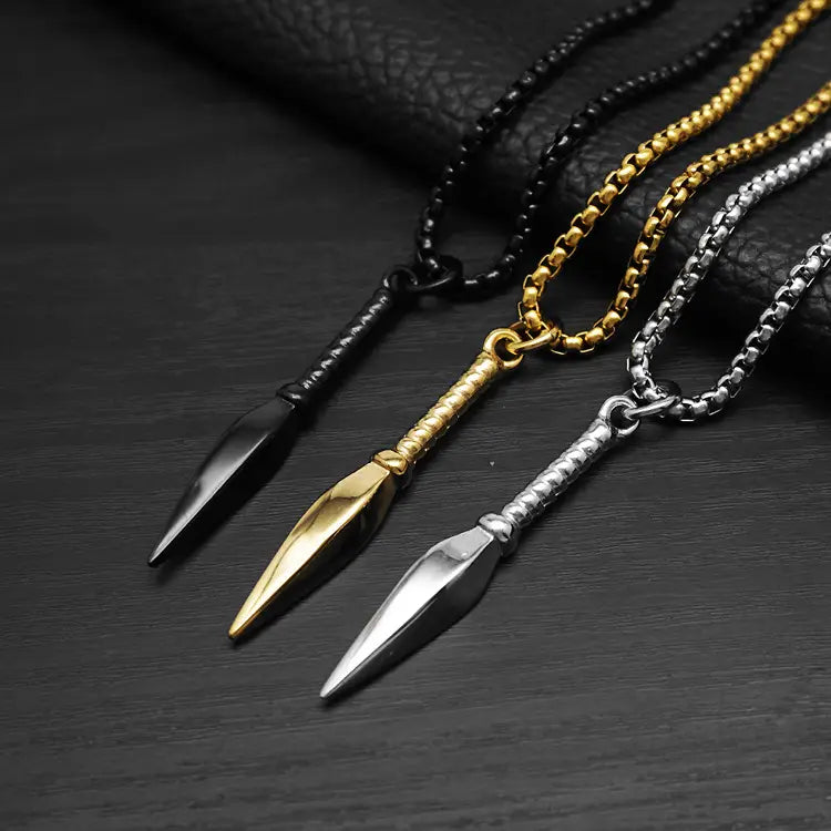 Men Titanium Steel Punk Necklace Daily Wear