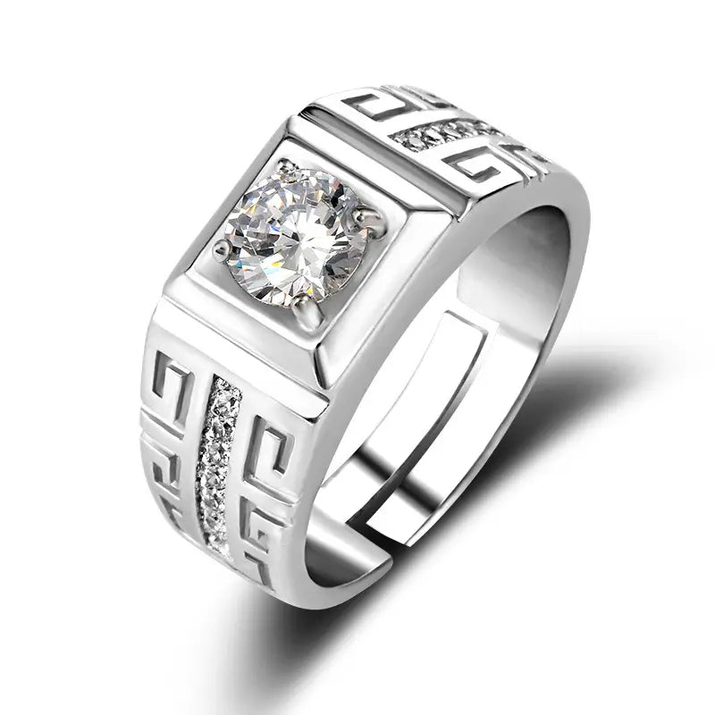 Trendy Women's Diamond Wedding Ring Set