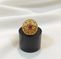 Maroon Adjustable Ring for Women Wedding & Party Wear