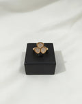 Golden Four Leaf Clover Ring for Women